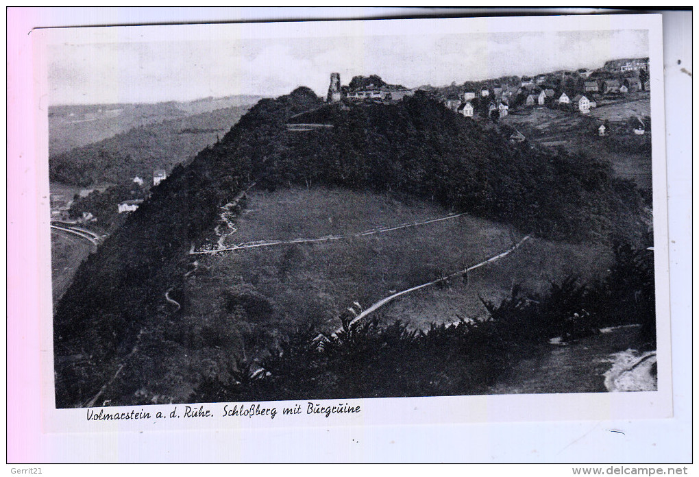 5802 WETTER - VOLMARSTEIN, Schloßberg Mit Ruine, 1949 - Wetter