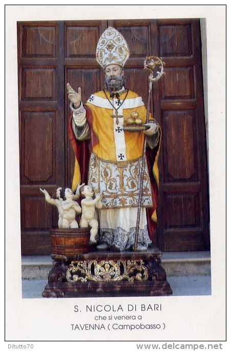 Santino - San Nicola Di Bari - Che Si Venera Tavenna - Campobasso - Devotion Images