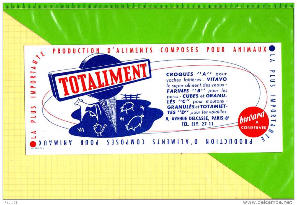 BUVARD &amp; Blotting Paper : Production D'Aliments TOTALIMENT - Animaux
