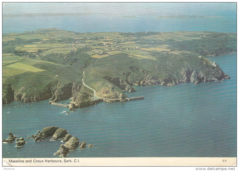 Ph-CPSM Royaume Uni Sark (Channel Islands) Maseline And Creux Harbours - Sark