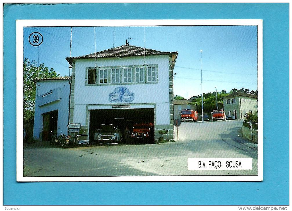 B. V. PAÇO DE SOUSA - Bombeiros Voluntários ( Quartel ) - 1992 Pocket Calendar N.&ordm; 39 - Portugal - Petit Format : 1991-00