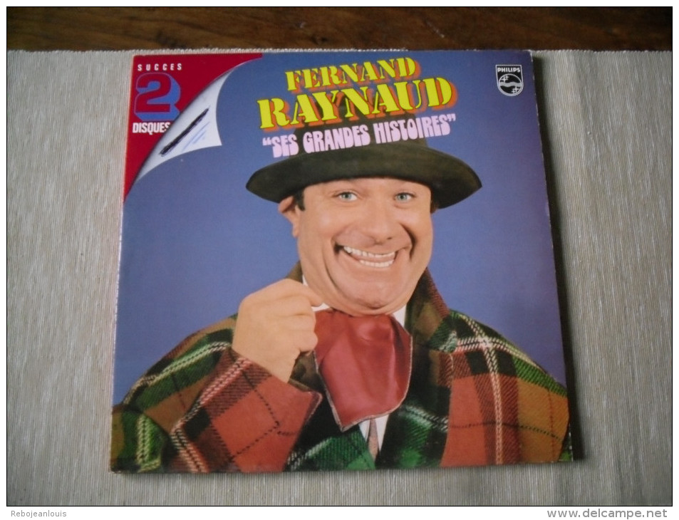 DOUBLE DISQUE VINYLE 33 TOURS FERNAND RAYNAUD - Comiques, Cabaret