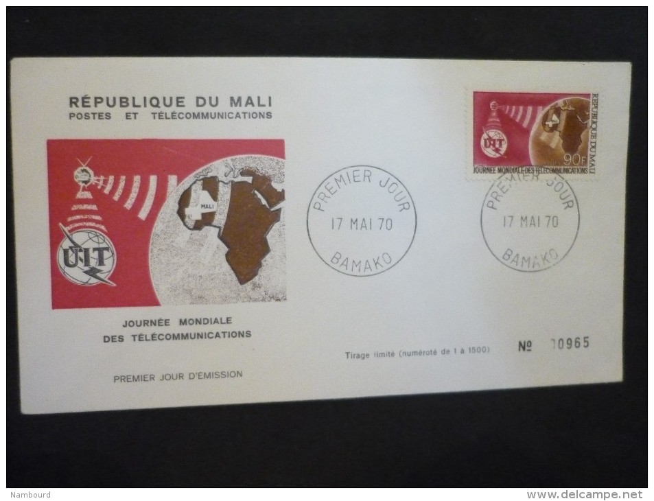 Mali Journée Mondiale Des Télécommunications 17/05/1970 Bamako - Africa
