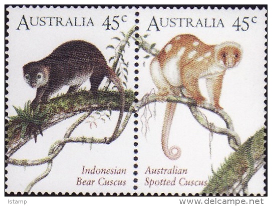 1996 - Australian CUSCUSES Joint Issue With Indonesia Set 2 Stamps MNH - Nuovi