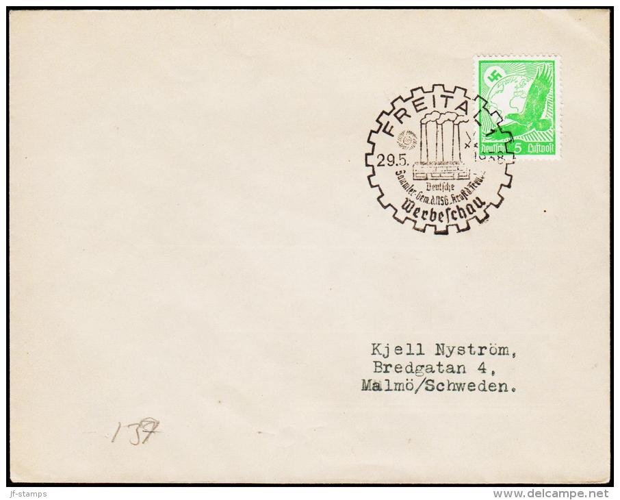 1938. 5 Pf. LUFTPOST FREITAL WERBESCAHU 29.5.1938. (Michel: 529) - JF190309 - Airmail & Zeppelin