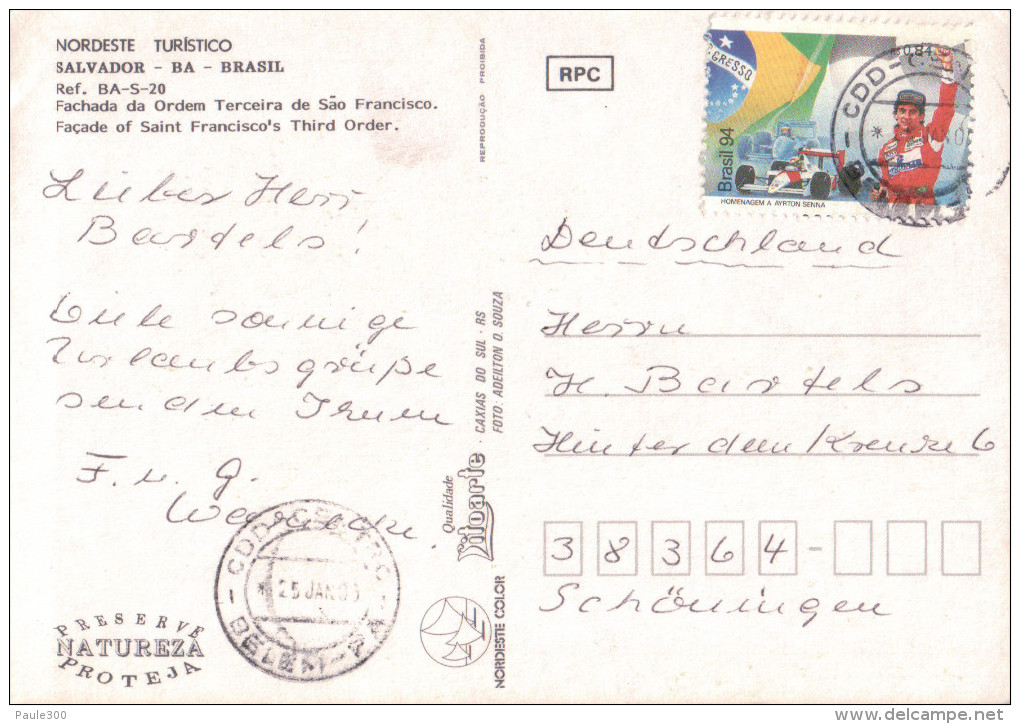 Brasil - Salvador - Fachada Da Ordem Terceira De Sao Francisco - Salvador De Bahia