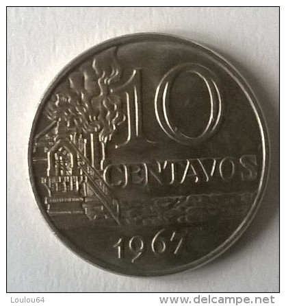 Brésil - 10 Centavos 1967 - - Brésil