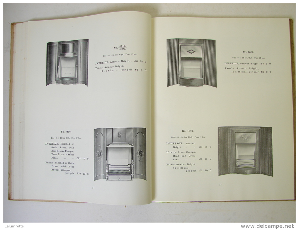 PAL. 135. Ancien Catalogue De Garnitures De Feux Et Accessoires. S.C. &amp; C°. R. London Show Rooms. - 1850-1899