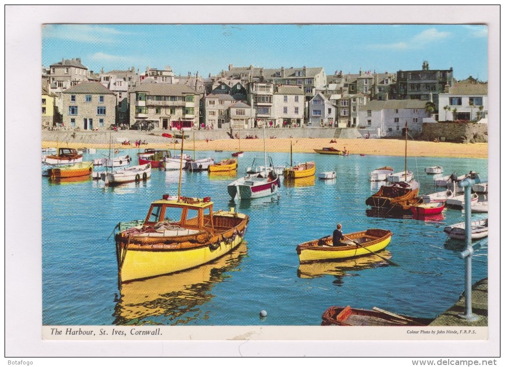 CPM ST YVES, THE HARBOUR En 1974!! - St.Ives