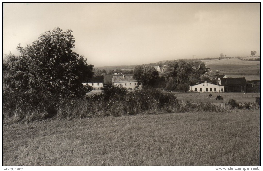 Falkenstein Im Vogtland Oberlauterbach - S/w Ortsansicht 1 - Falkenstein (Vogtland)