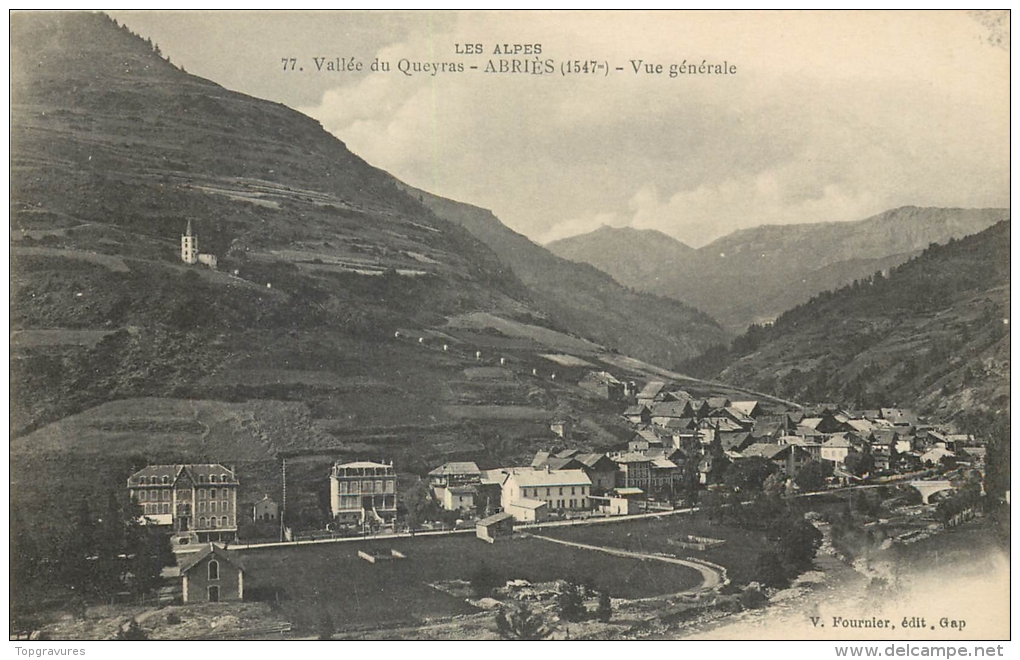 05 VALLÉE DU QUEYRAS ABRIES Vue Générale - Autres & Non Classés