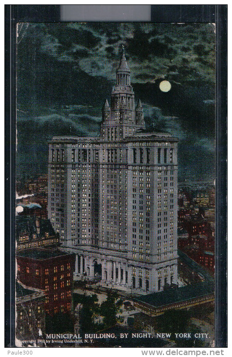 New York City - Municipal Building By Night - Other Monuments & Buildings