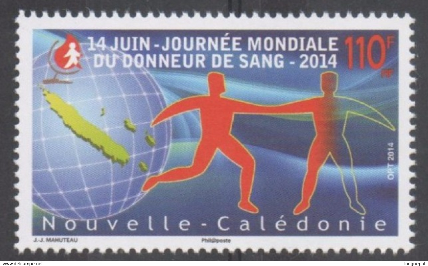 Nelle CALEDONIE - Donneurs De Sang : Journée Mondiale - Santé - Médecine - - Unused Stamps