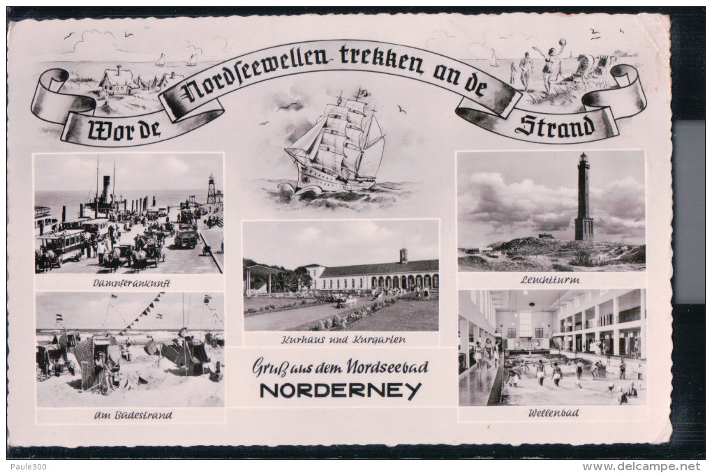 Nordseebad Norderney - Mehrbildkarte - Norderney