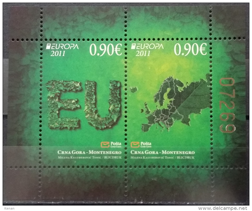 Montenegro, 2011, Mi: Block 10 (MNH) - 2011