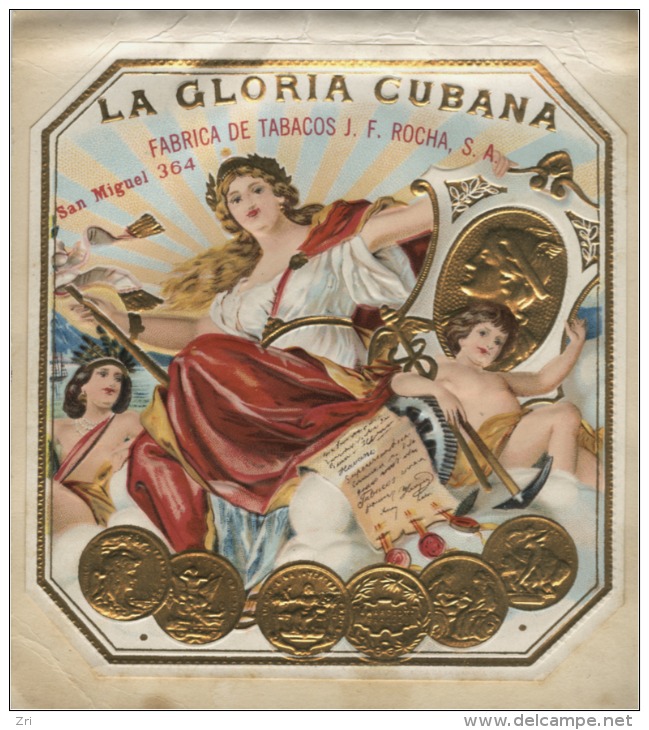 Lithographie Originale La Gloria Cubana - Other & Unclassified