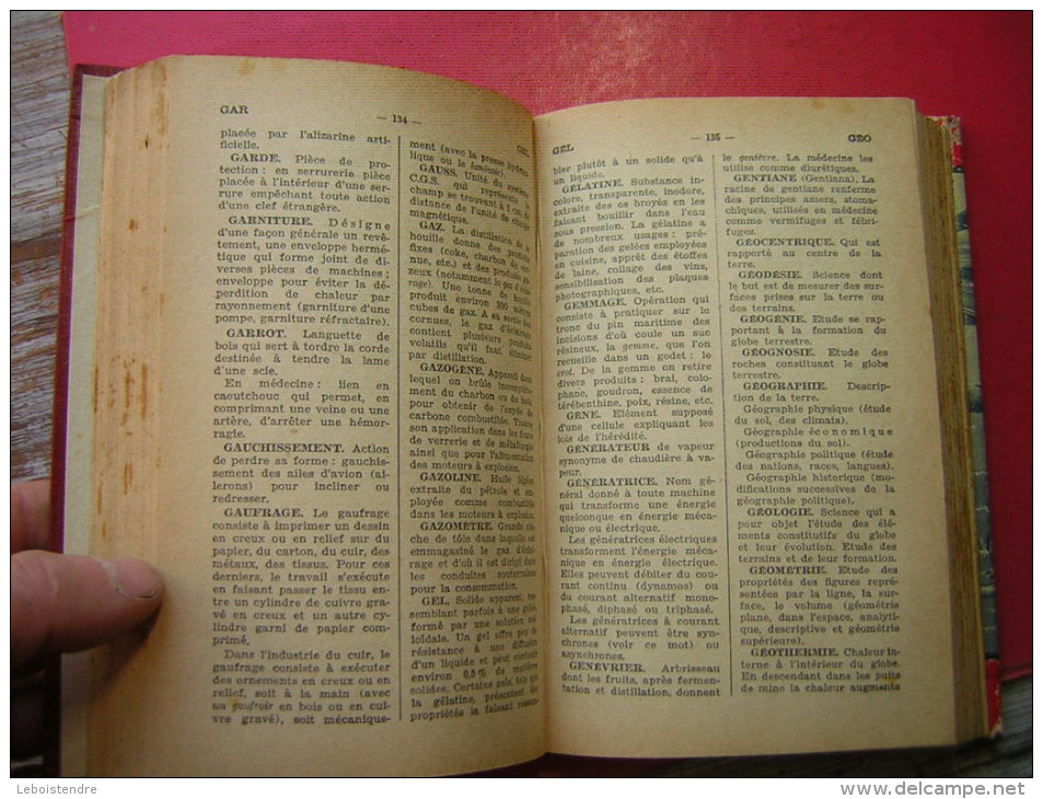 FRANCOIS DUFOUR  NOUVEAU DICTIONNAIRE TECHNIQUE  GUY LE PRAT EDITIEUR 1948   AVEC JAQUETTE  AVIATION  ARCHITECTURE CONS