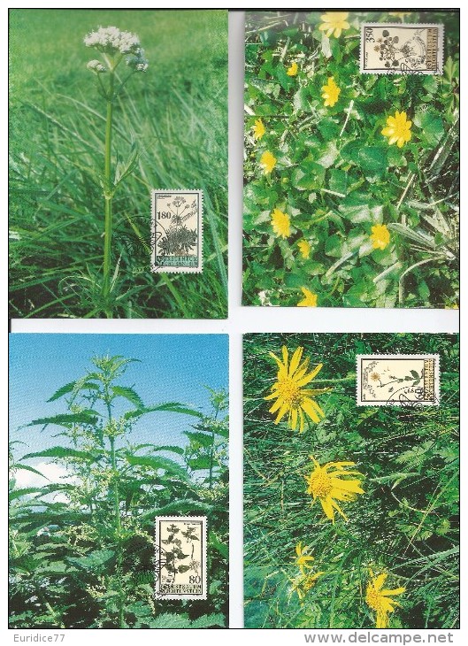 Liechtenstein MK 135 (1996) - Medicinal Plants Maxicard Set - Geneeskrachtige Planten