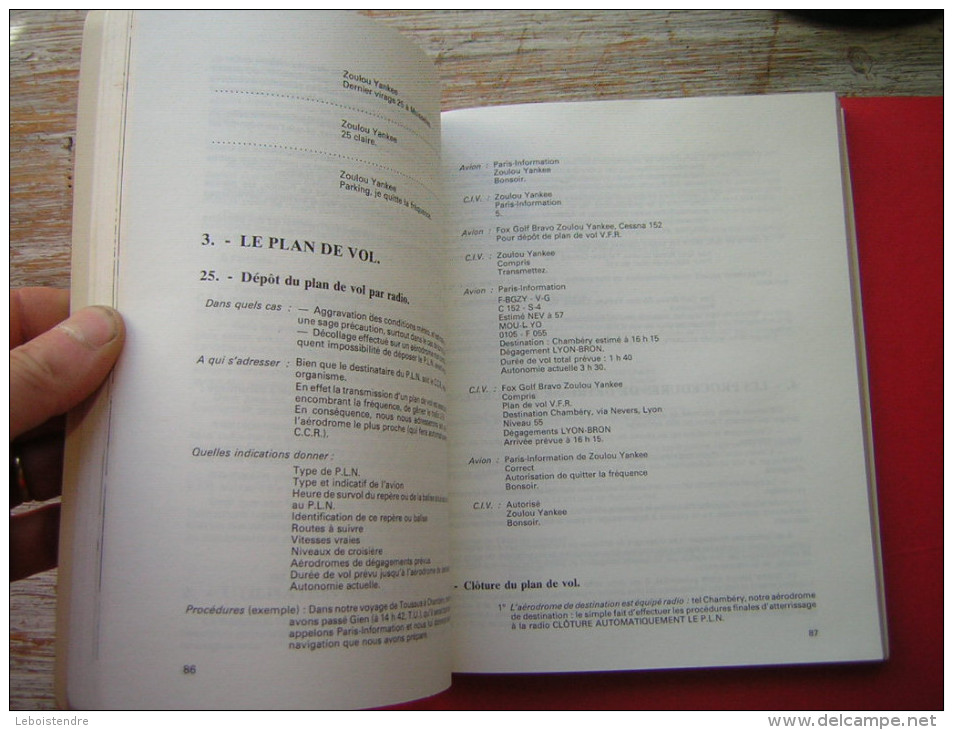 LA RADIOTELEPHONIE  PAR B SERABIAN 4 E EDITION BILINGUE PREPARATION AU BREVET PERFECTIONNEMENT DU PILOTE PRIVE AVION - Vliegtuig