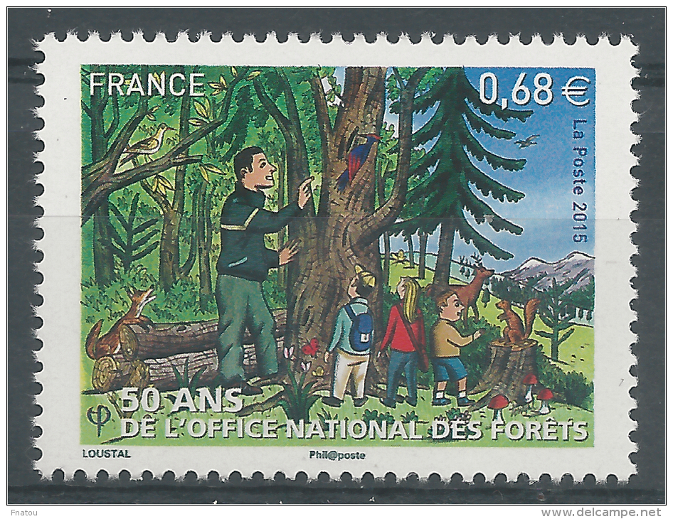 France, National Forests Office, 2015, MNH VF - Unused Stamps