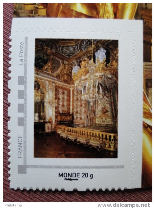 2012_07. Collector Château De Versailles. Chambre Royale. Adhésif Monde Neuf [royal Bedroom] - Collectors