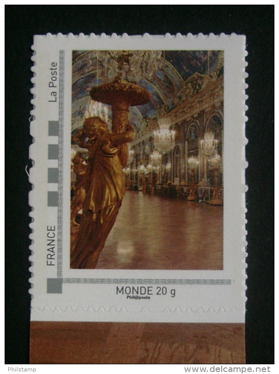 2010_01. Château De Versailles. Galerie Des Glaces. Monde 20g. Adhésif Neuf - Collectors