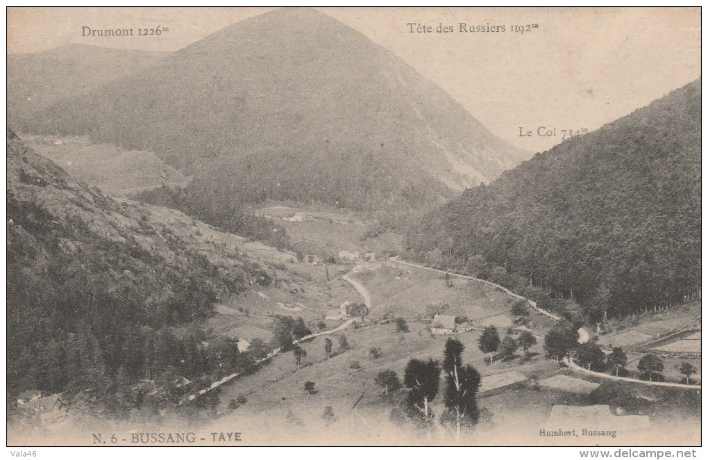 BUSSANG    VOSGES  88    CPA  BUSSANG -TAYE  TËTE DES RUSSIERS - Bussang