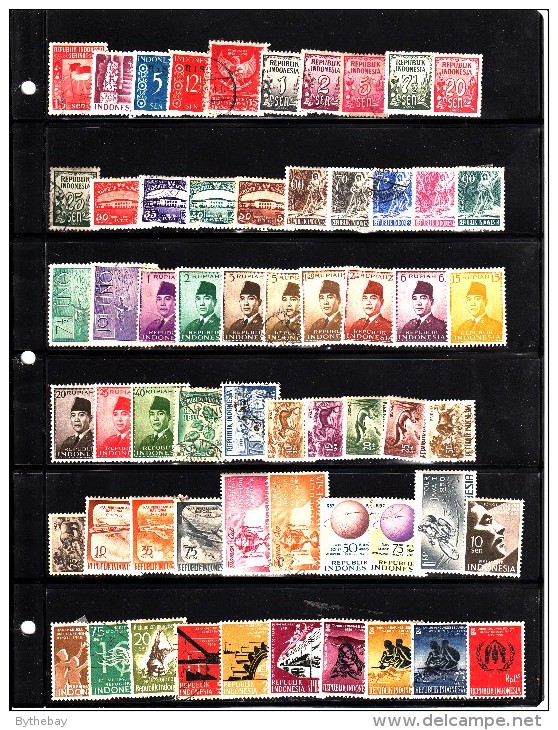 Indonesia Lot Of 120 Different Postage Stamps, Mint/used - Vrac (max 999 Timbres)