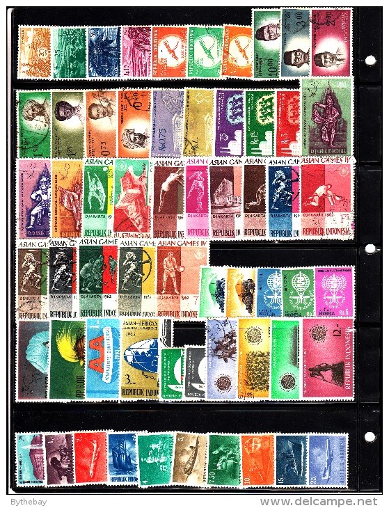 Indonesia Lot Of 120 Different Postage Stamps, Mint/used - Vrac (max 999 Timbres)