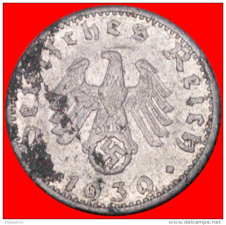 &#9733;SWASTIKA: GERMANY &#9733; 50 PFENNIG 1939E! LOW START&#9733; NO RESERVE! Second World War (1939-1945) - 50 Reichspfennig