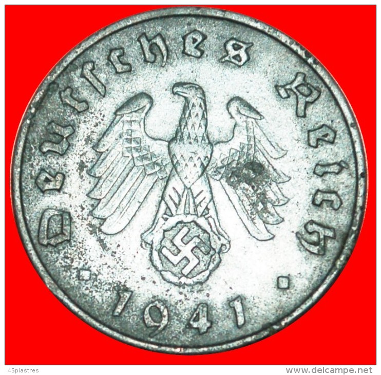 &#9733;SWASTIKA: GERMANY &#9733; 10 PFENNIG 1941E! LOW START&#9733; NO RESERVE! Second World War (1939-1945) - 10 Reichspfennig