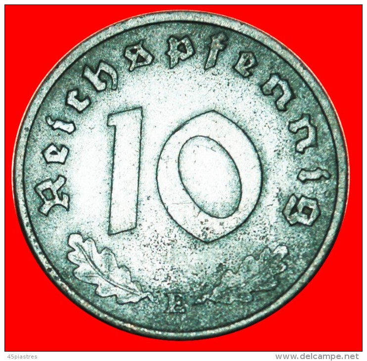 &#9733;SWASTIKA: GERMANY &#9733; 10 PFENNIG 1941E! LOW START&#9733; NO RESERVE! Second World War (1939-1945) - 10 Reichspfennig