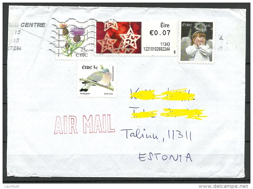 IRLAND IRELAND 2015 Air Mail Letter To Estonia - Lettres & Documents