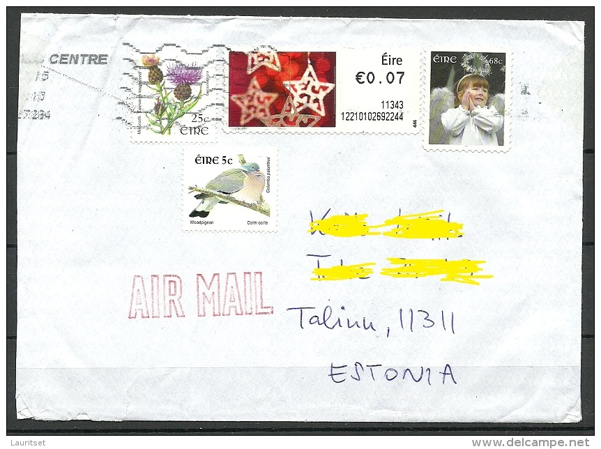 IRLAND IRELAND 2015 Air Mail Letter To Estonia - Storia Postale