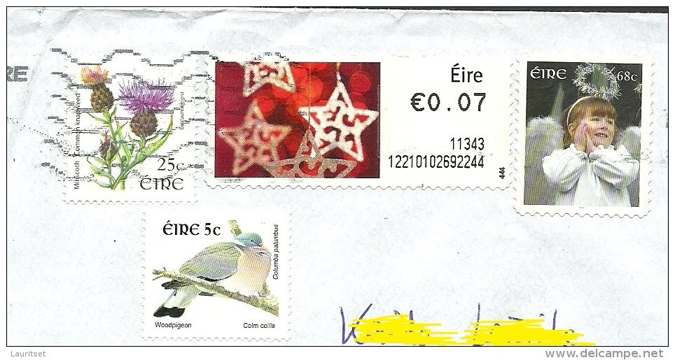 IRLAND IRELAND 2015 Air Mail Letter To Estonia - Covers & Documents