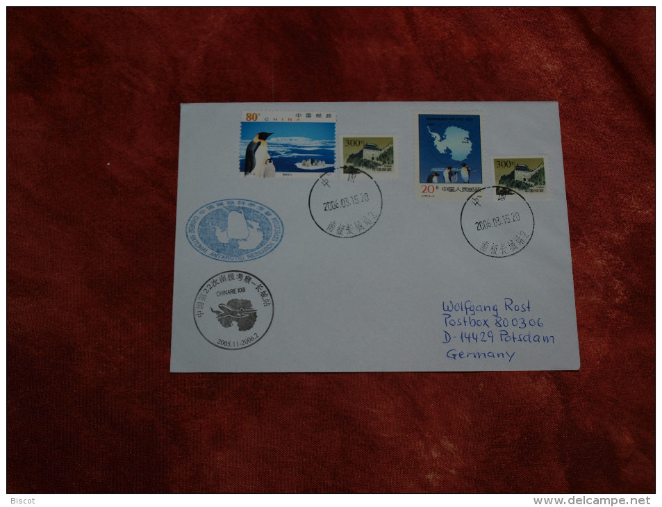 Chine 2006 Nombreux Cachets Timbres Manchots - Bases Antarctiques