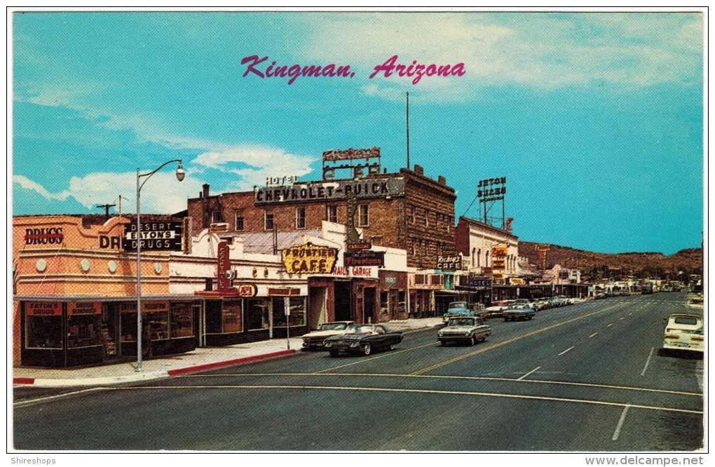 Kingman, AZ - Looking East On Highway 66 - Route '66'