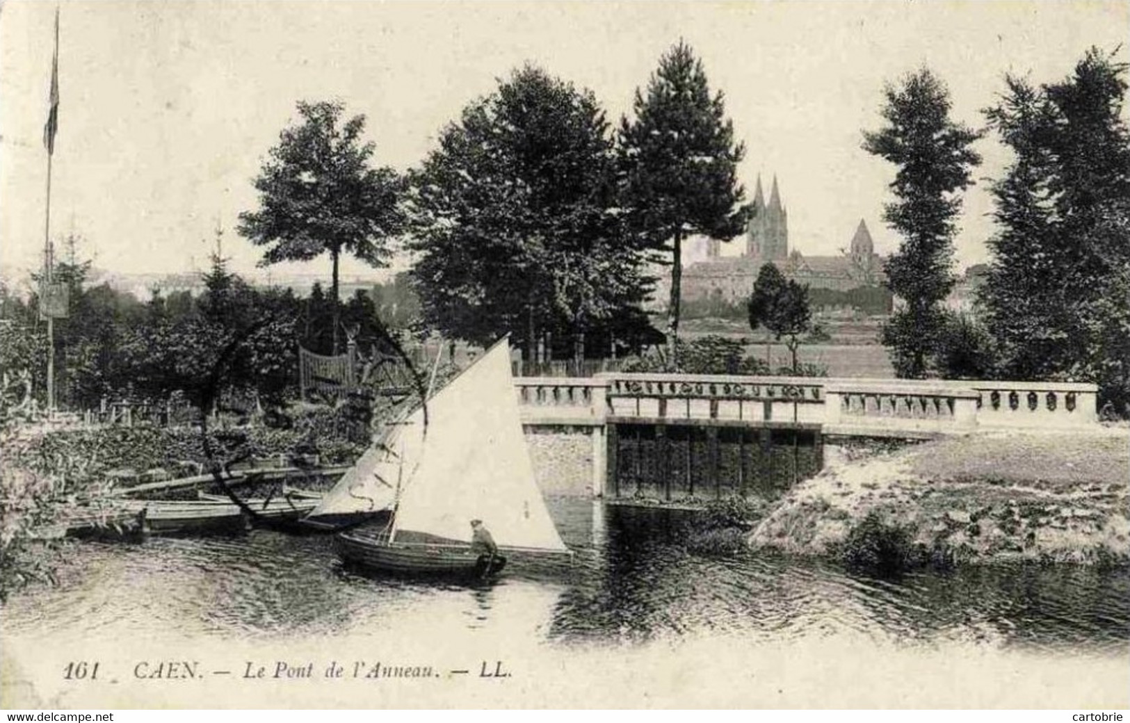Dépt 14 - CAEN - Le  Pont De L'Anneau - 1910 - Caen