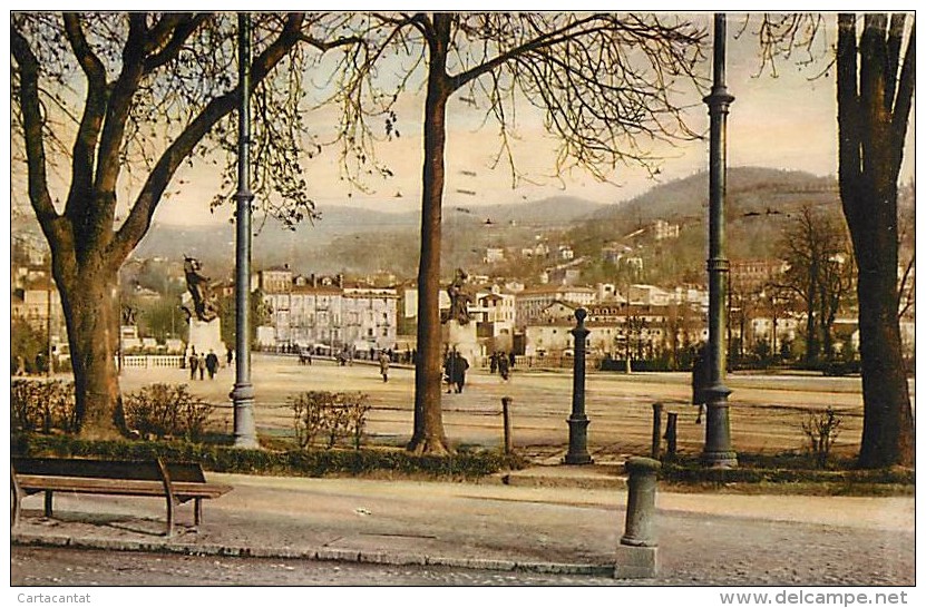 TORINO. CORSO VITTORIO EMANUELE E PONTE MONUMENTALE UMBERTO I. CARTOLINA VIAGGIATA DEL 1930 - Brücken