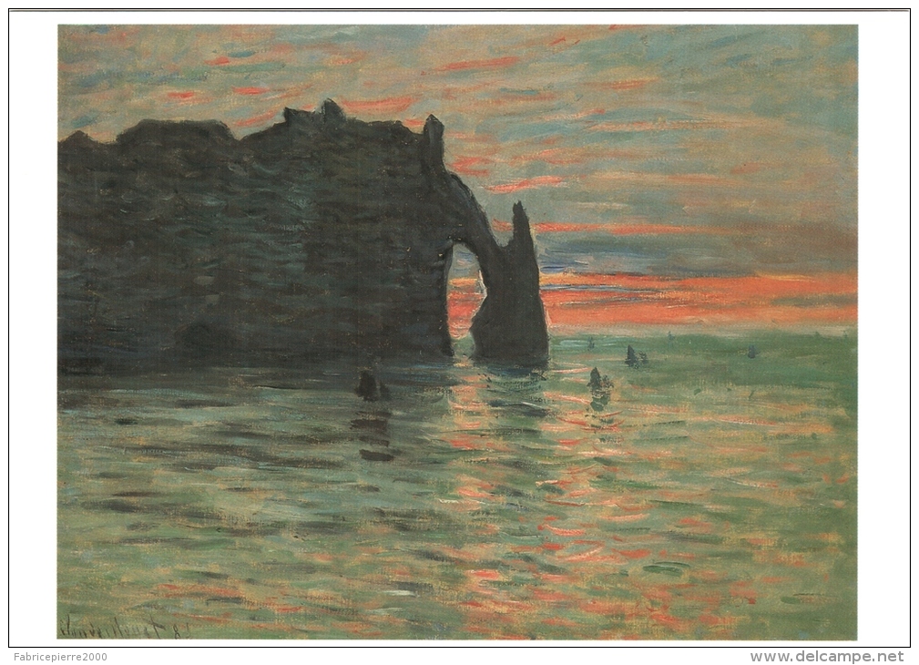 CPM 54 Nancy - Musée Des Beaux-Arts. Coucher De Soleil à Etretat Par Claude Monet TBE - Nancy