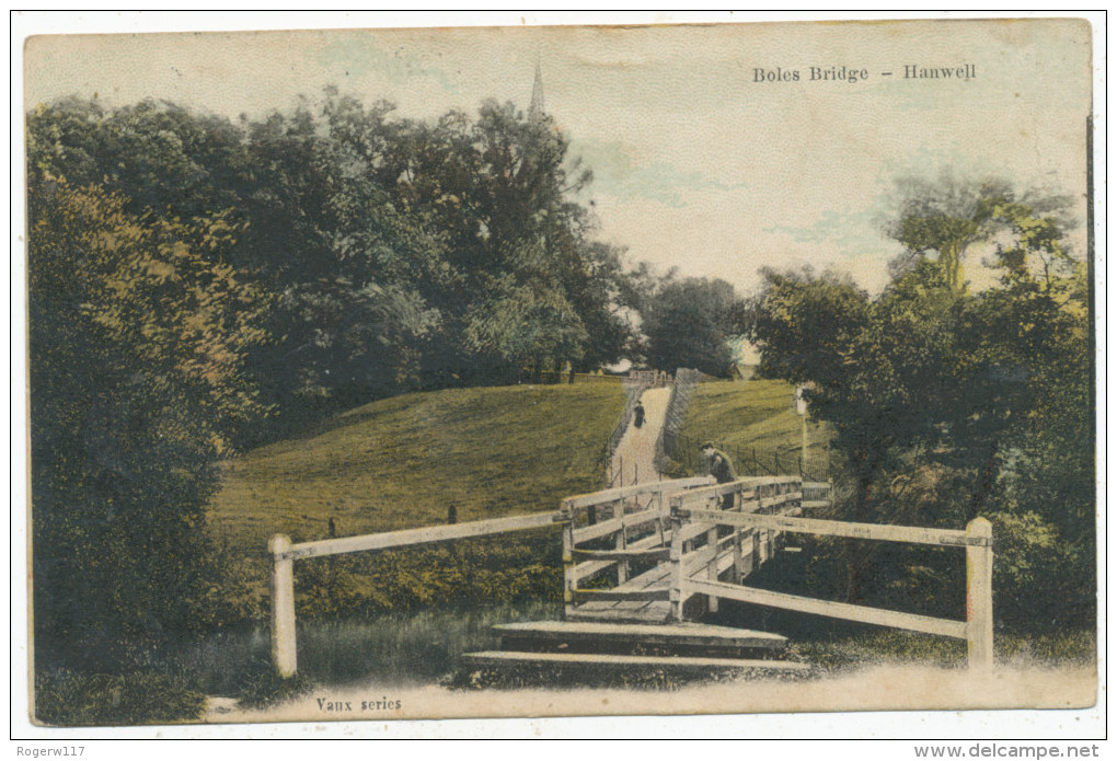 Boles Bridge, Hanwell, 1908 Postcard - Middlesex