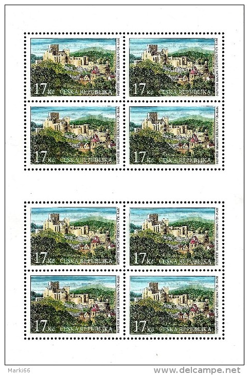 Czech Republic - 2015 - Beauties Of Our Country - Largest Castle Ruin Rabi - Mint Stamp Sheet - Neufs
