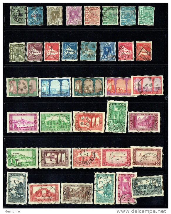 Groupe De 37 Timbres Oblitérés Petits Et Grands Formats - Oblitérés