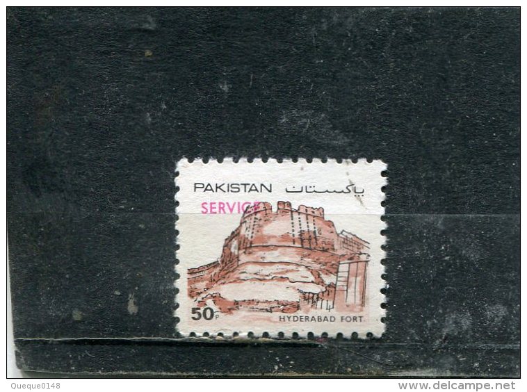 PAKISTAN. 1984. O121. OVPTD. "SERVICE" IN RED. HYDERABAD - Pakistan