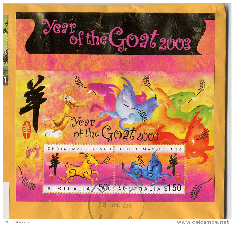 Astrologie Astrology Signe Astral Chinois Chinese Happy Year Of The Goat Année De La Chèvre Hausziege Capra Hircus - Astrologie