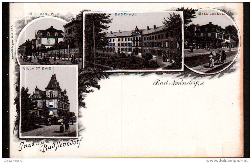 DB5795 - BAD NENNDORF - HOTEL HANNOVER UND HOTEL CASSEL - Bad Nenndorf