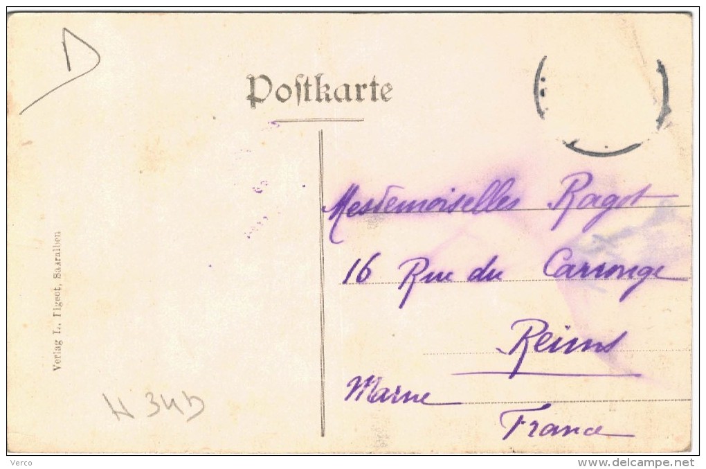 Carte Postale Ancienne De SAARALBEN - Sarralbe