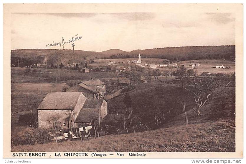 St Benois     88    La Chipotte.  Vue Aérienne  (1943) - Autres & Non Classés