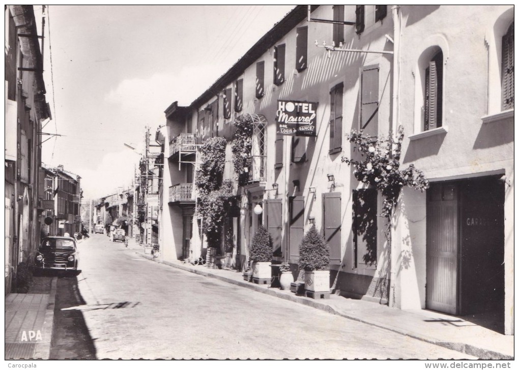 Carte 1955 MONTREDON LABESSONNIE / LA GRANDE RUE - Montredon Labessonie