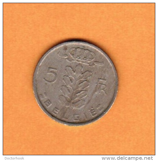 BELGIUM   5 FRANCS (DUTCH) 1971 (KM # 135.1) - 5 Francs